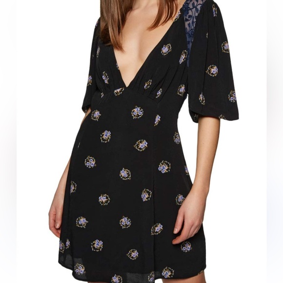 Free People Mockingbird Mini Dress - Picture 1 of 6